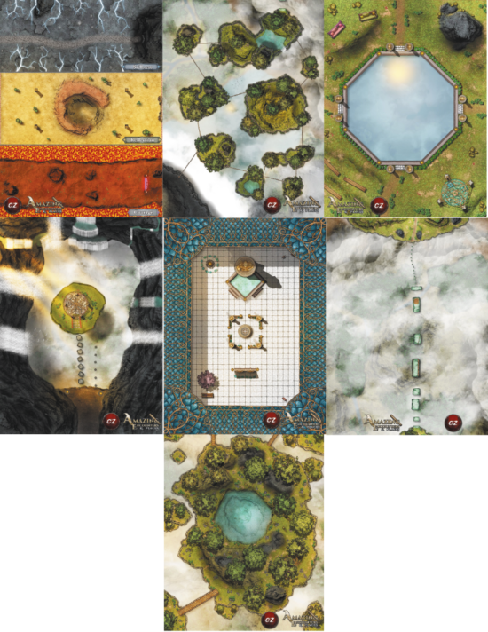 Amazing Encounters Places Map Bundle CZRPG