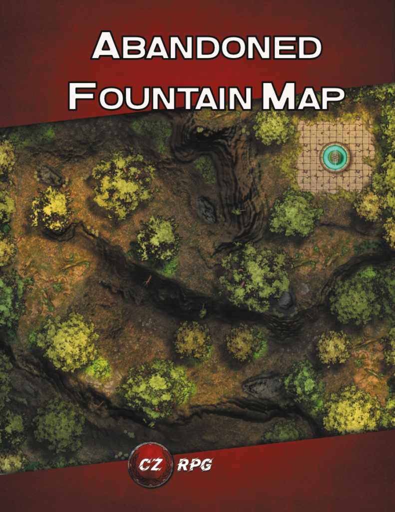 Abandoned Fountain Map Cover