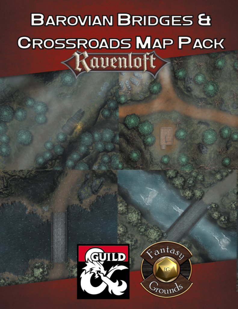 Barovian Bridges & Crossroads Map Pack Cover FG
