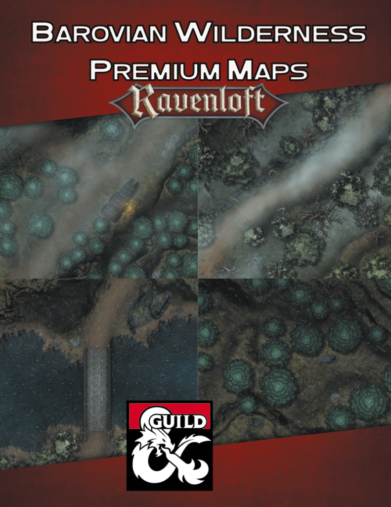 Barovian Wilderness Premium Maps Cover