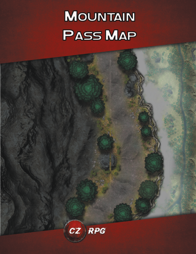 Mountain Pass Map Cover