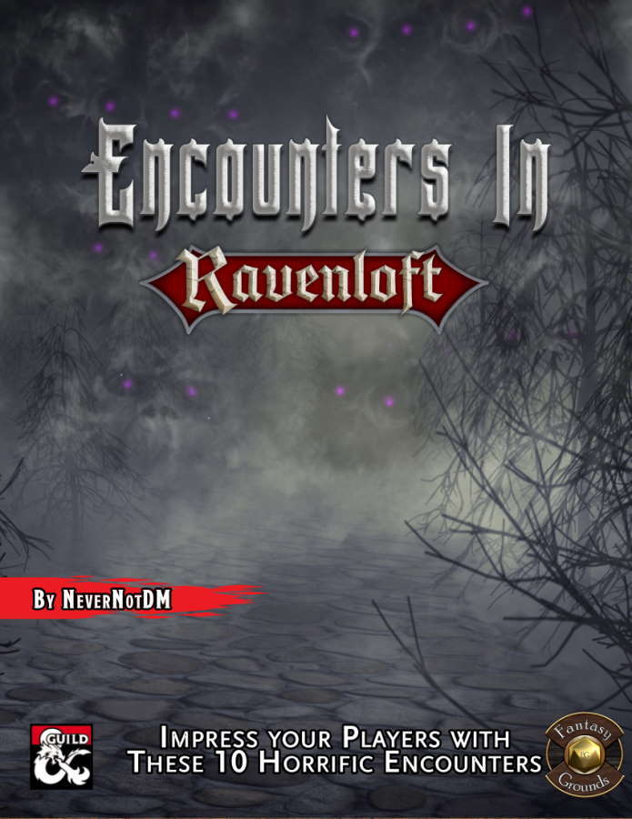 Encounters in Ravenloft Fantasy Grounds Cover