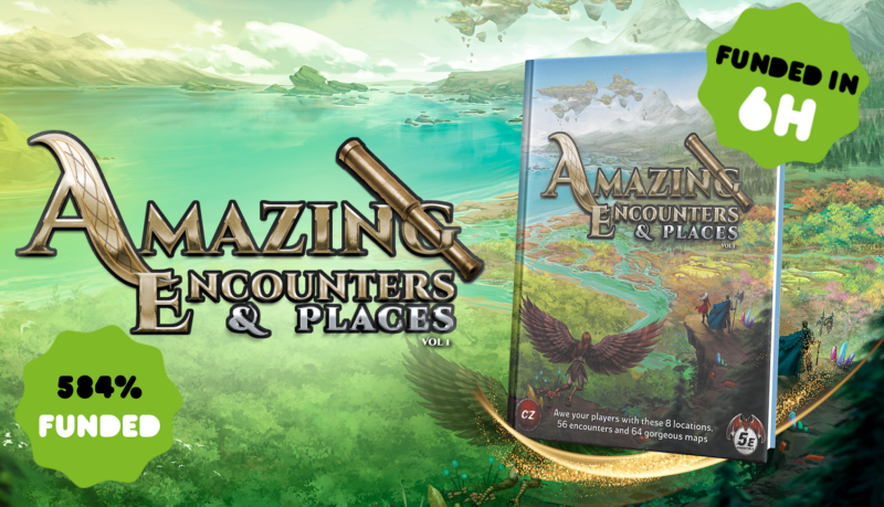 Amazing Encounters & Places Kickstarter – CZRPG